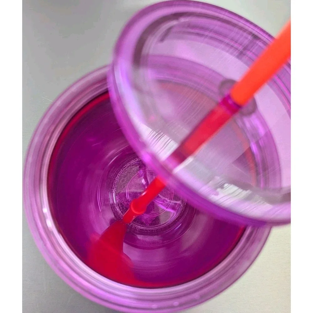 Starbucks New 2021‎ Purple and Red Bubble Ombre Tumbler Cold Cup 16oz